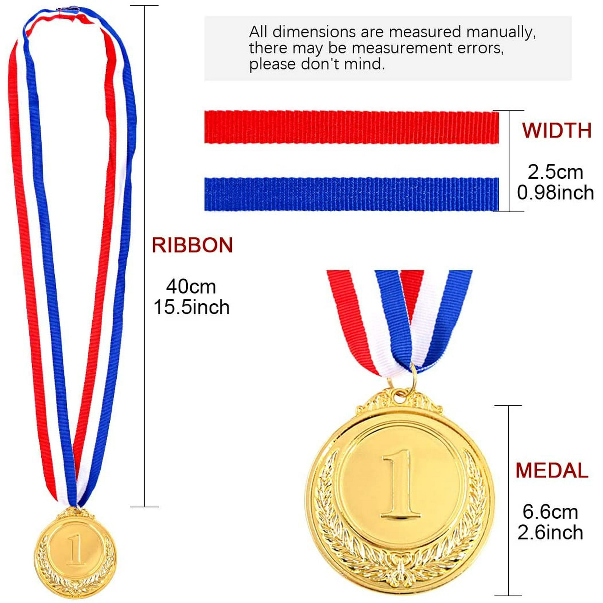 2x Winners Metal Gold/Silver Medal Kids Game Sports Meeting Prize Awards